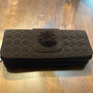 Vera Bradley brown clutch